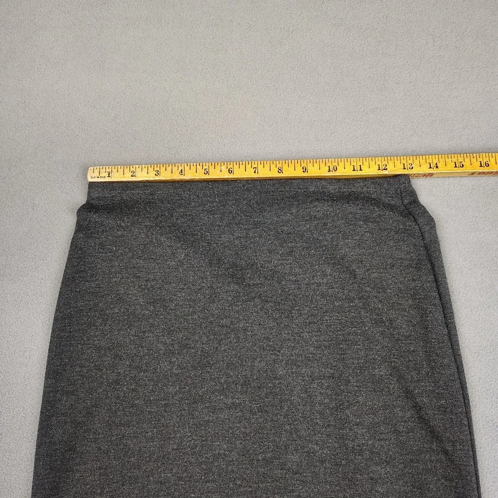 Vintage Y2K GAP Maxi Skirt Large Gray Floral Embroidered Soft Girl Dated 2000 EC